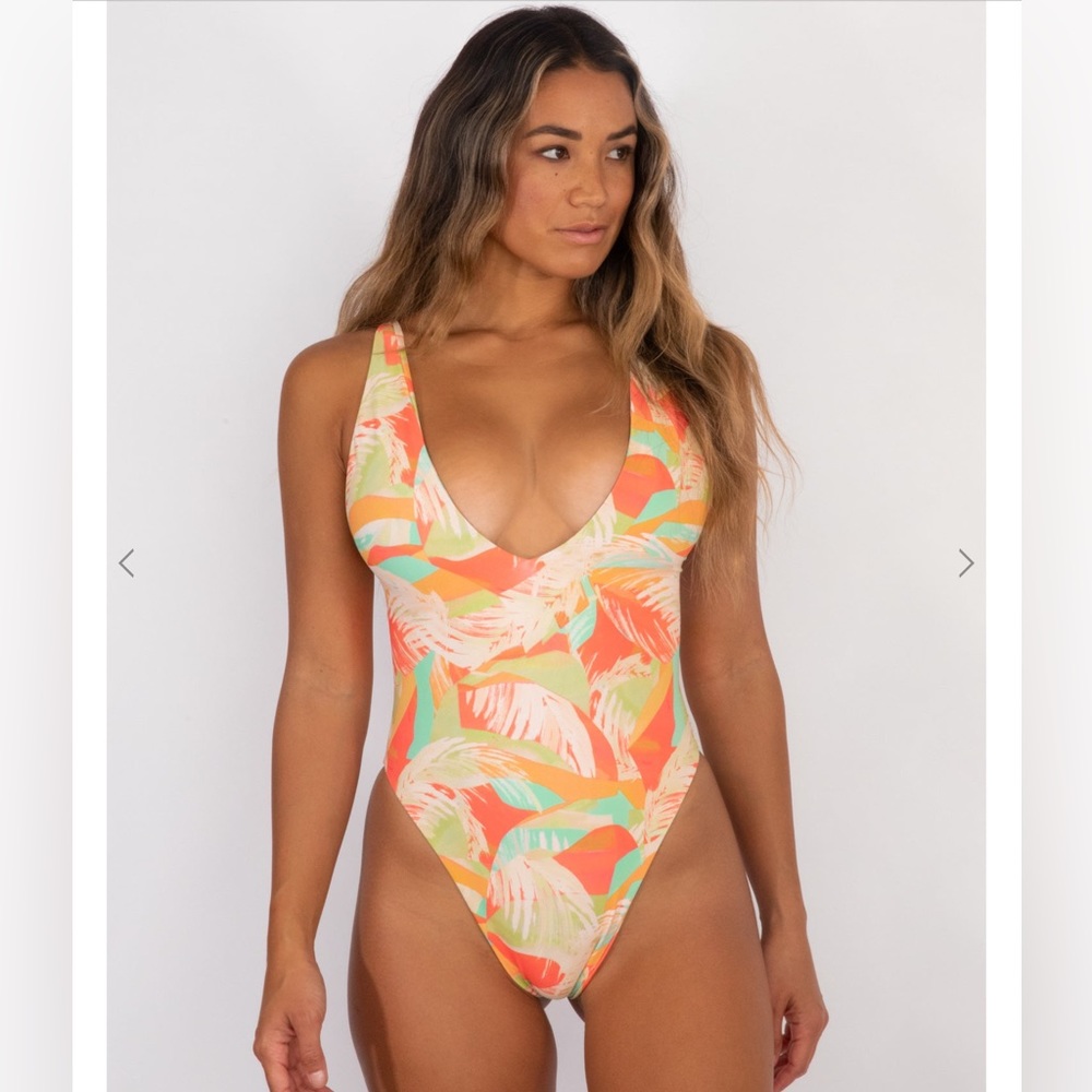 Skatie one piece Zoey in Sunset print